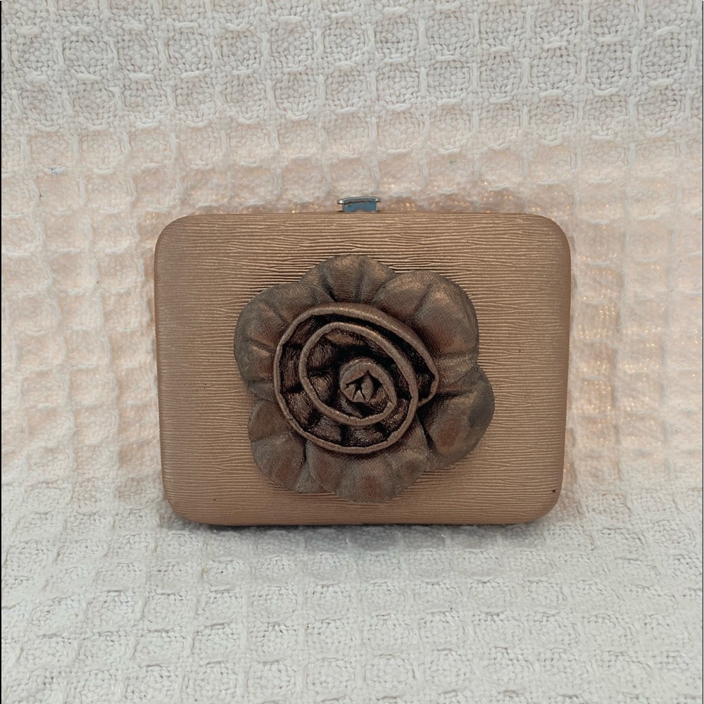 Lady Jayne Ltd Copper Color Wallet With Flower